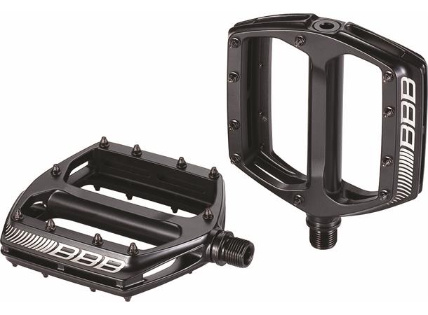 BBB CoolRide BPD-36 Platformpedal Sort Alu, 103x90mm, 10-pins, 440gr 